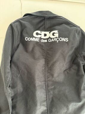 Comme des Garçons Black CDG Logo Shirt Jacket